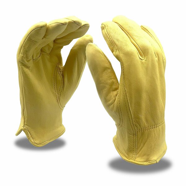 Cordova Premium Grain Deerskin Driver Gloves, Unlined, Large, 12PK 90001